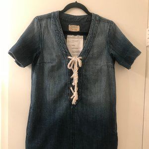 Current Elliott All Laced Up Dress Sz S
